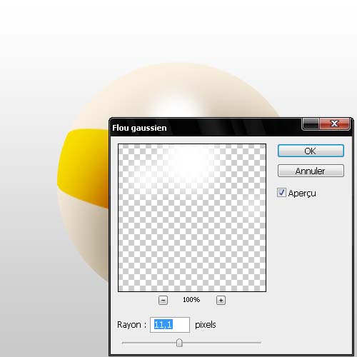 Tutorial créer une boule de billard avec photoshop cs3