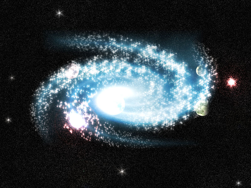 Tutorial créer une galaxie dans notre univers avec photoshop cs3